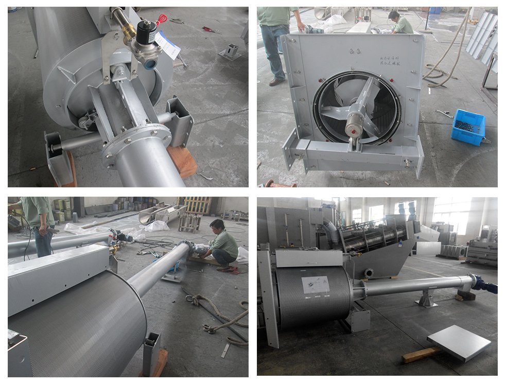 product details of inclined rotary drum screening machine