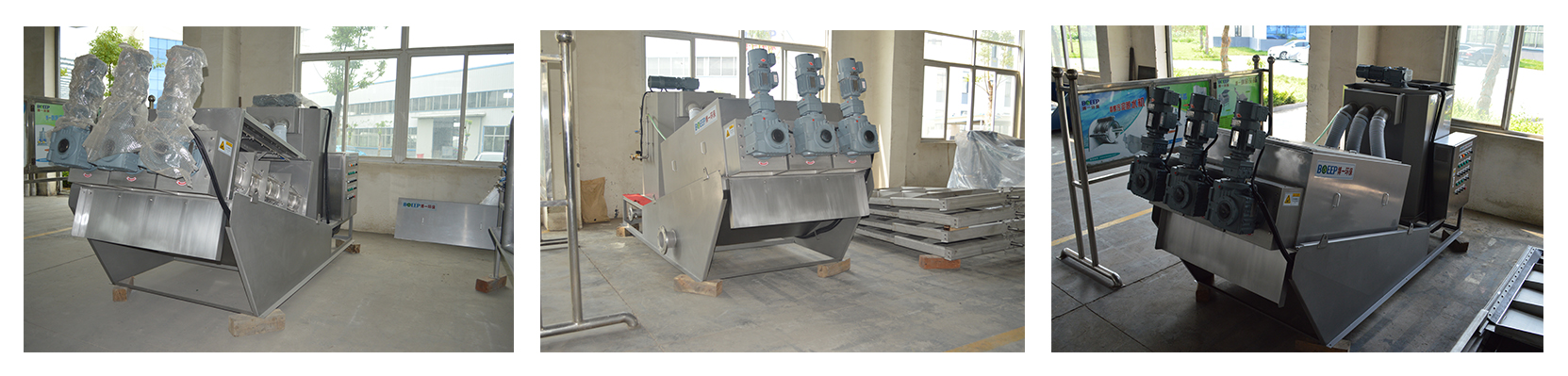 instruction of pre-thickening screw press dewatering unit