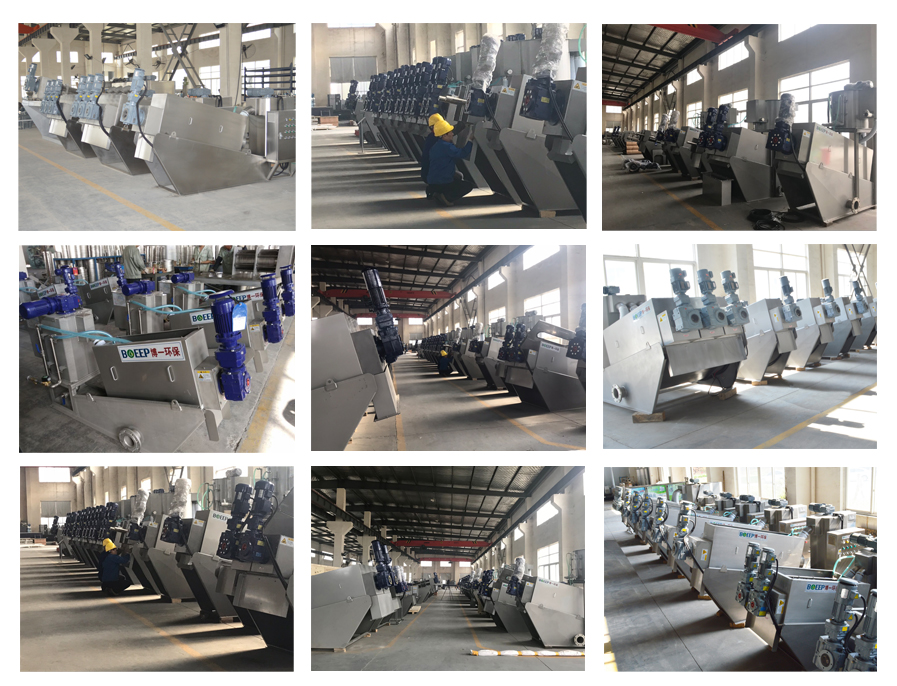 volute screw filter press