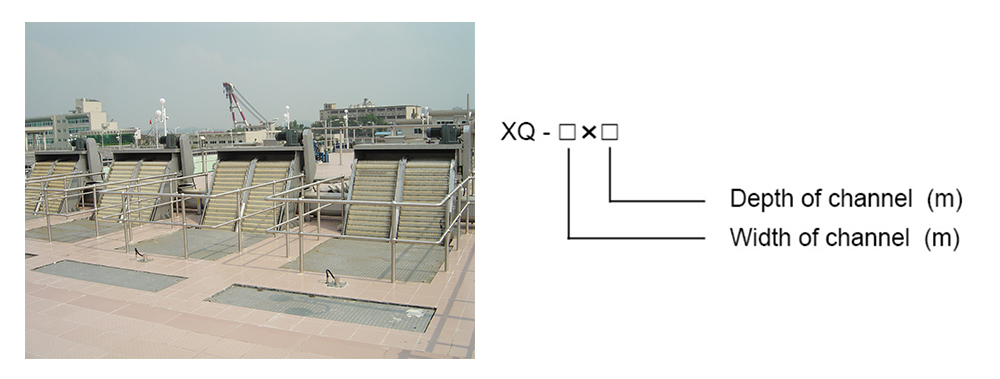 model display of wastewater fine screening machine