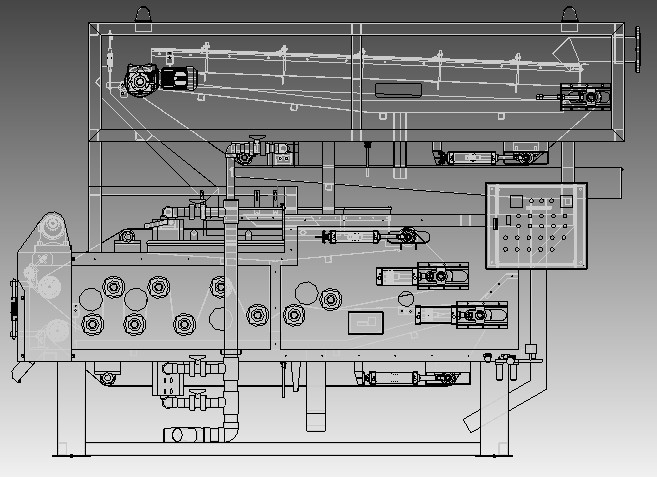 structure of filter belt press