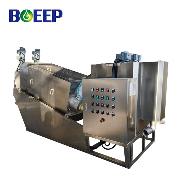 Automatic Self-cleaning Screw Press Sludge Dewatering for Municipal Sewage Treatment