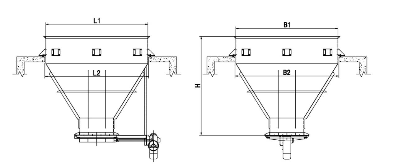 technical specification of sludge hopper