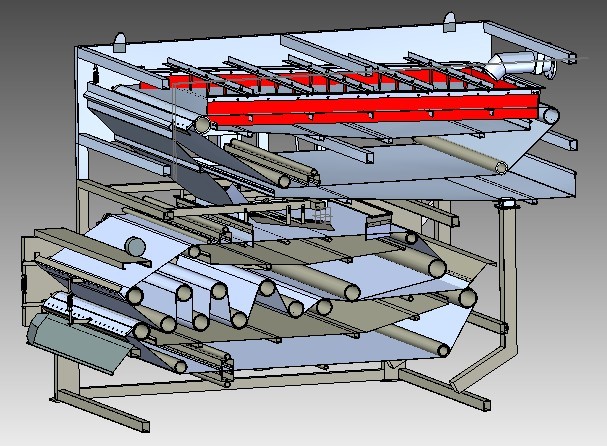 structure of belt filter press