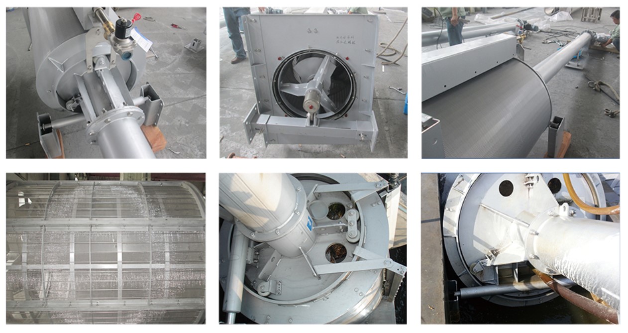 product details of rotary drum screen