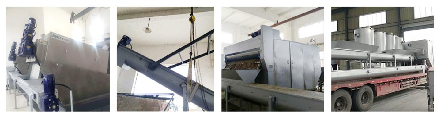 object site of shaftless screw conveyor