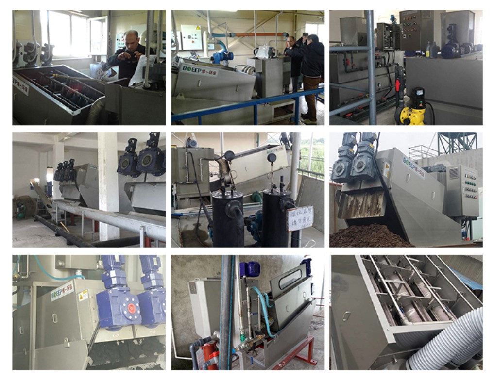 volute screw filter press