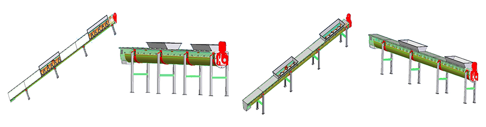 structure of mud cake conveyor