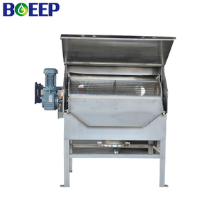 External Rotary Drum Screen for Primary Treatment of Wastewater Screening