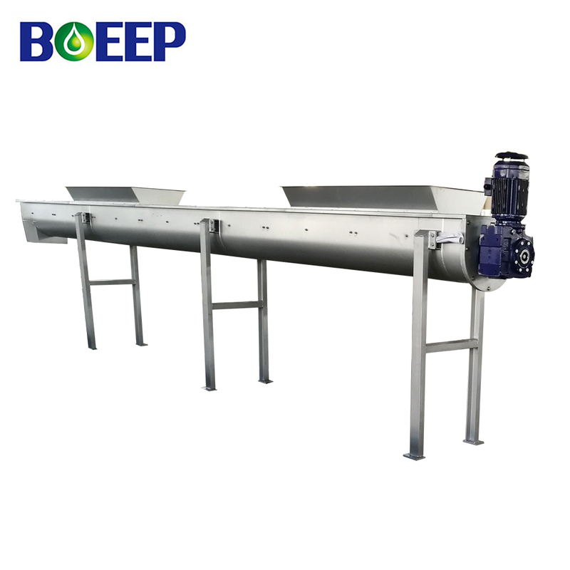 No-shaft Mud Cake Conveyor for Sludge Dehydrating System