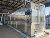 Low temperature waste heat sludge dryer