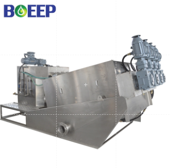 Hassle-Free Multi-Plate Screw Press for Sewage Dewatering