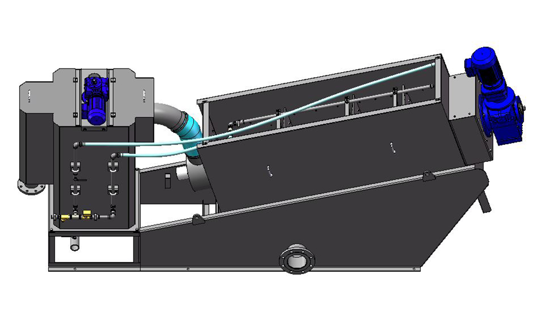 BOEEP screw type sludge dewatering