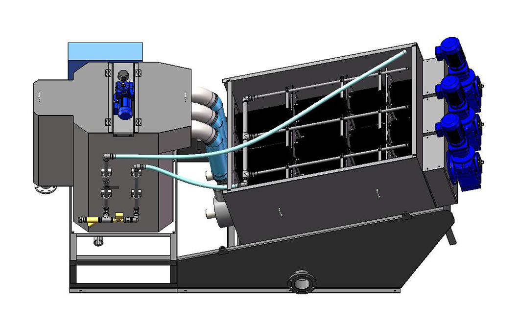 BOEEP screw type sludge dewatering