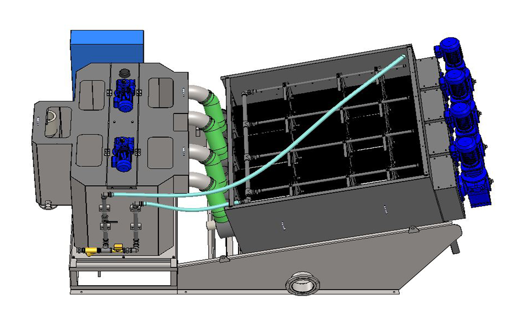 BOEEP screw type sludge dewatering